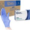 Safe Health Large Blue Nitrile Gloves