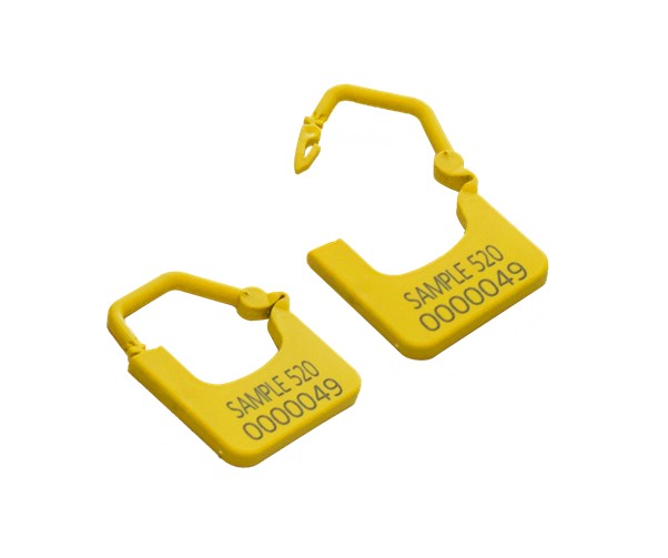 Padlock Seal for Clinical Waste Containers with Sequential Numbering